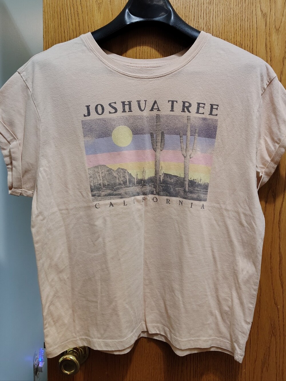 Wonderly Joshua Tree Graphic Tee - Light Blush